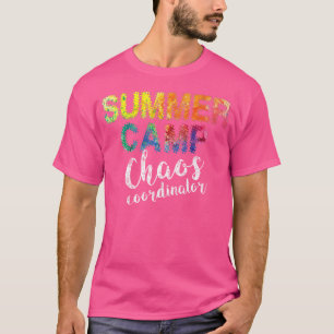 Chaos Coordinator . Funny Summer Camp Counsellor T-Shirt