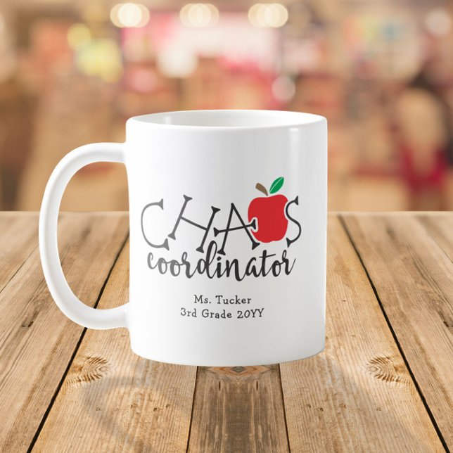 Chaos Coordinator Gift for Teacher Coffee Mug (Creator Uploaded)