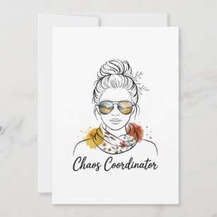 Chaos Coordinator Holiday Card