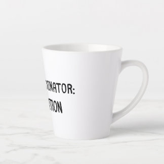 Chaos Coordinator-Man Edition Latte Mug