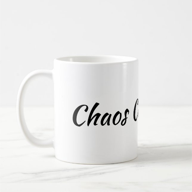 Chaos Coordinator #momlife coffee mug (Left)
