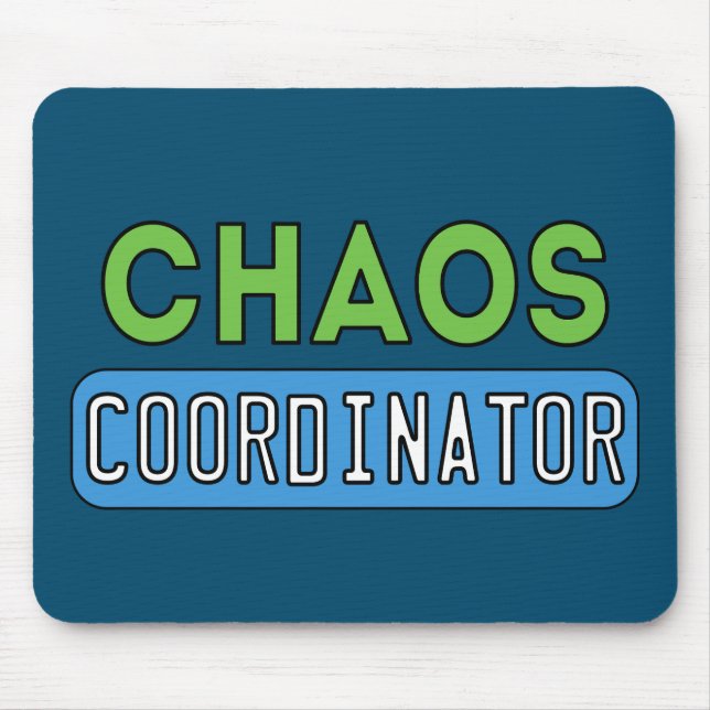 Chaos Coordinator Mouse Mat (Front)