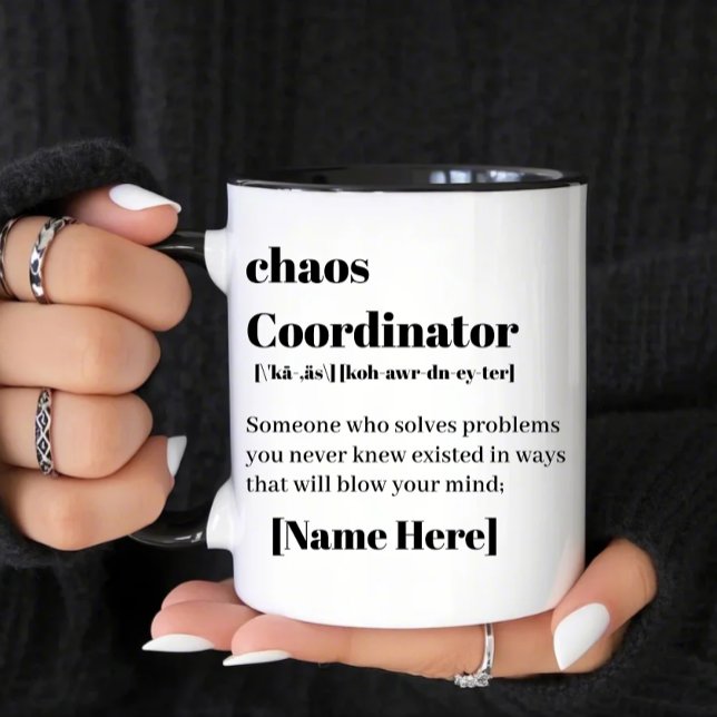 Chaos Coordinator  Mug (Creator Uploaded)