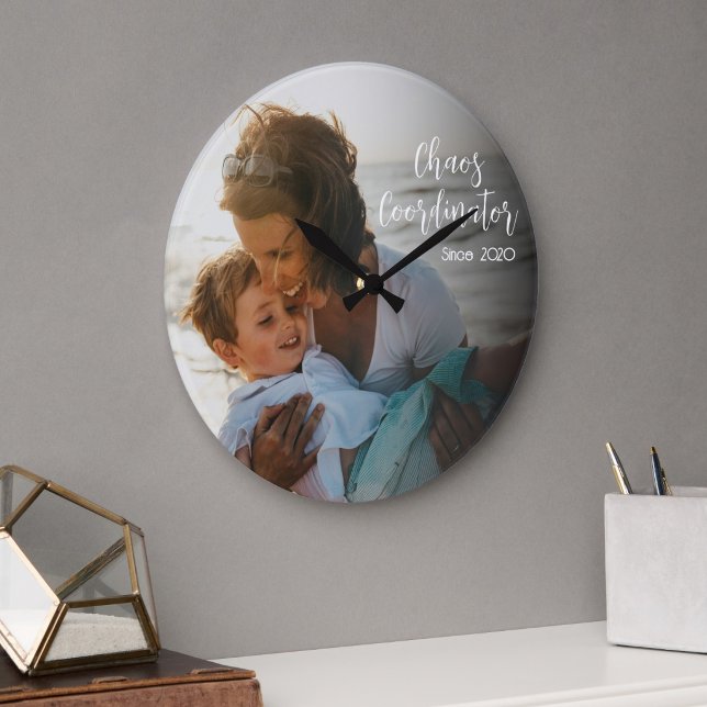 Chaos Coordinator Mum Custom Year Large Clock (Creator Uploaded)
