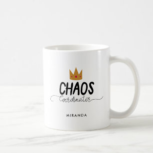 Chaos Coordinator Mum Queen | Add Name Coffee Mug