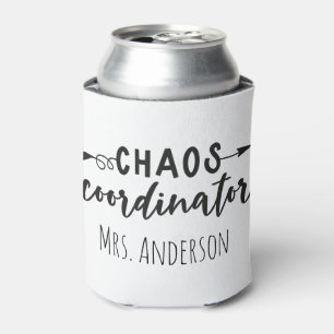 Chaos Coordinator Office Coworker Mum Can Cooler