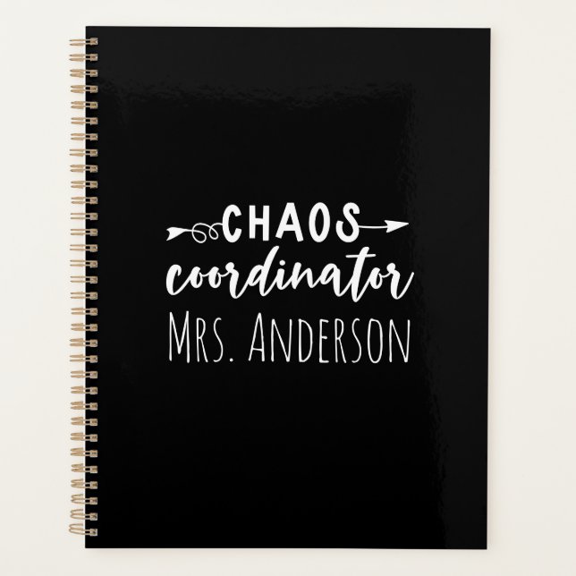 Chaos Coordinator Office Coworker Mum Planner (Front)