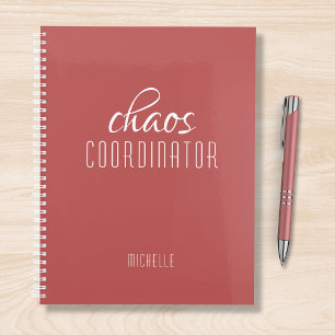 Chaos Coordinator Personalised Name Planner
