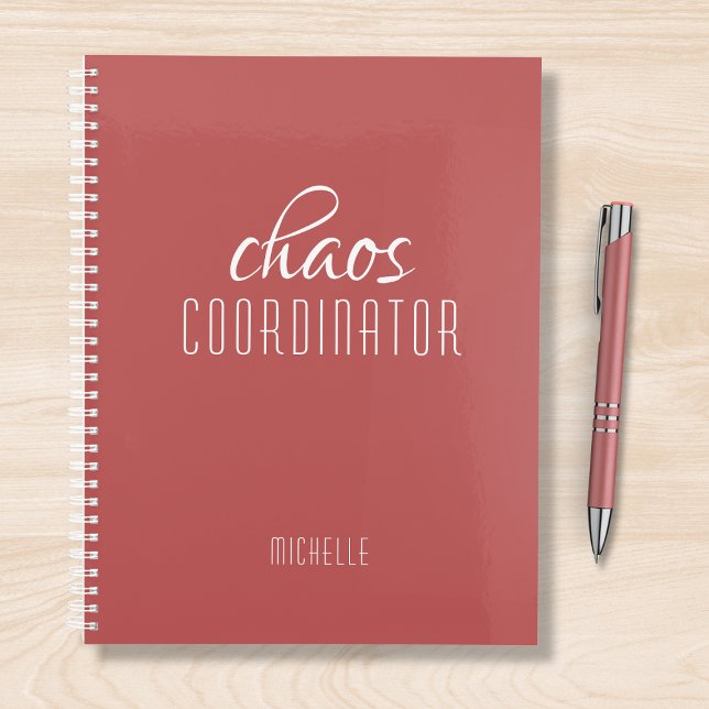 Chaos Coordinator Personalised Name Planner (Creator Uploaded)