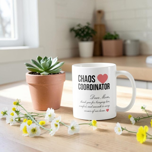 Chaos Coordinator Personalised Unique Gift Coffee Mug (Creator Uploaded)