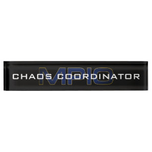 Chaos Coordinator Plate of Names