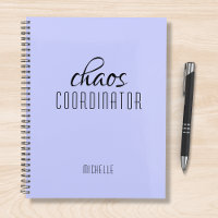 Chaos Coordinator Purple Personalised Name