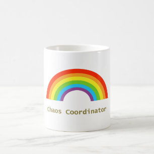 Chaos Coordinator Rainbow Coffee Mug