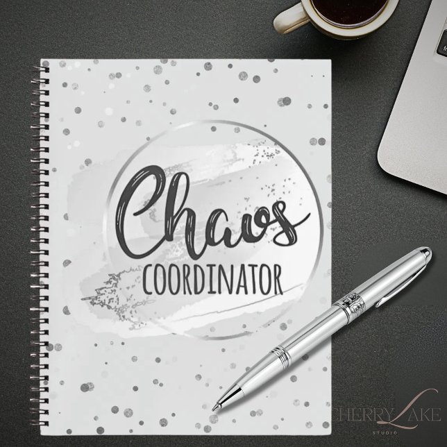 Chaos Coordinator Silver Notebook Planner (Creator Uploaded)