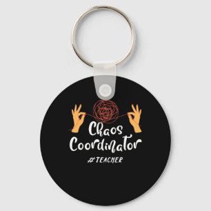 Chaos Coordinator Teacher Educator Professor Mento Key Ring