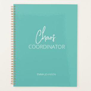 Chaos Coordinator   Teal Personalised Planner