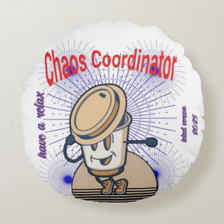 Chaos Coordinator Throw Pillow – Funny Cushion 