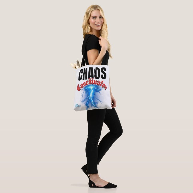 Chaos Coordinator Tote Bag | Funny Mum & Teacher  (On Model)