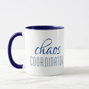 Chaos Coordinator Typographic Text Mug
