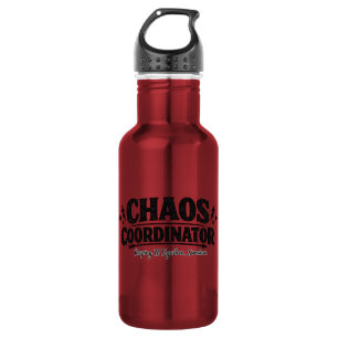 Chaos Coordinator Typography Design 532 Ml Water Bottle