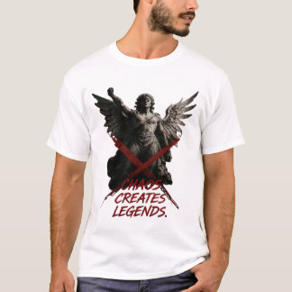 Chaos Creates Legends Fallen Angel Art T-Shirt