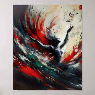 Chaos & Creation: Passion vs Nature Art Print