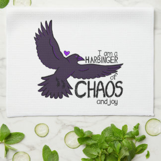 Chaos Crow Tapestry Tea Towel