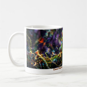 Chaos Frog Mug – Running on Chaos Funny Coffee Cup