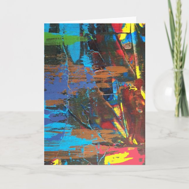 Chaos Greeting Card (Front)