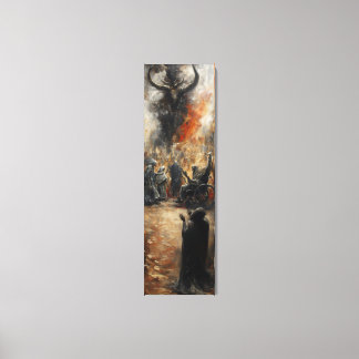 🎨🔥 “Chaos in Brushstrokes” 🌪️🖌️ Canvas Print