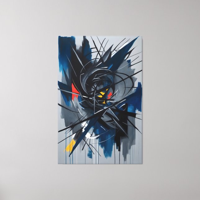 Chaos in Motion Canvas Print (Front)