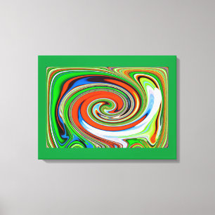 Chaos in nature art canvas print