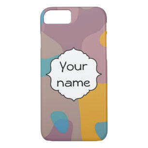 Chaos in retro colours iPhone 8/7 case