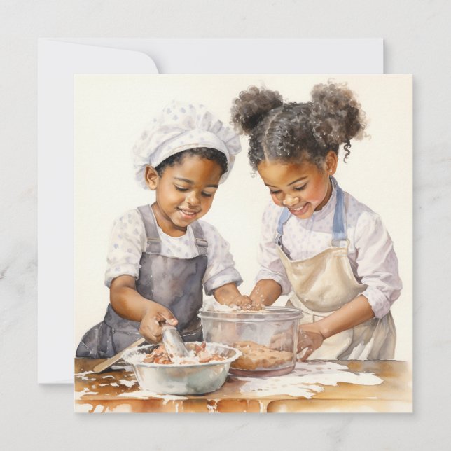 Chaos in the Kitchen: Mother's Day  Holiday Card (Front)