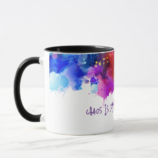 Chaos Is My Comfort Zone – Abstract Art Tee Mug