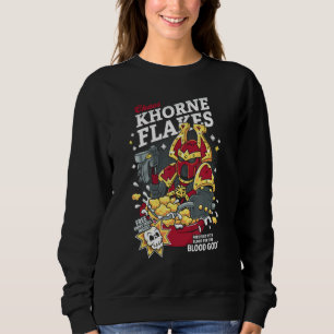 Chaos Khorne Flakes Funny Graphic For Men Women Ki Sweatshirt