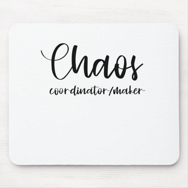chaos maker mouse mat (Front)