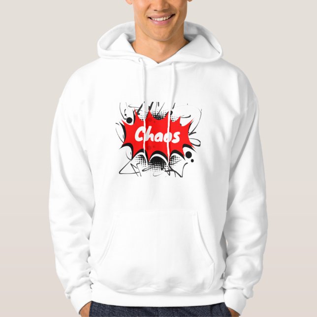 CHAOS Mode – Comic Blast Hoodie (Front)