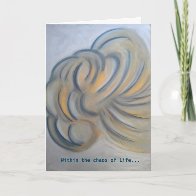 Chaos of Life greeting card (Front)