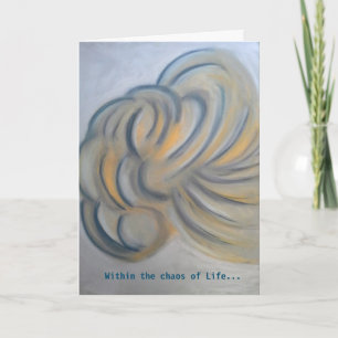 Chaos of Life greeting card