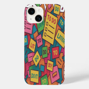 Chaos of To-Do's: Colourful Task Storm Case-Mate iPhone 14 Case