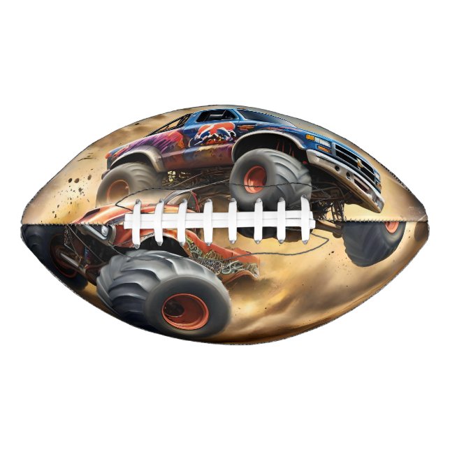 Chaos on Wheels: Monster Truck Smash Derby, American Football (Front)