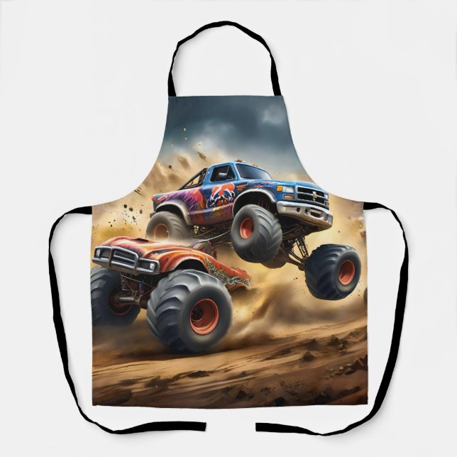 Chaos on Wheels: Monster Truck Smash Derby, Apron (Front)