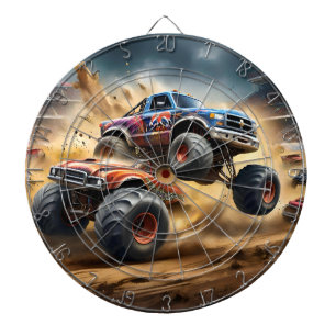 Chaos on Wheels: Monster Truck Smash Derby, Dartboard