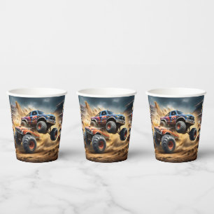 Chaos on Wheels: Monster Truck Smash Derby, Paper Cups
