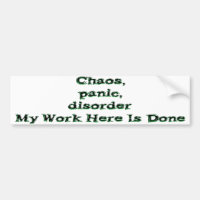 Chaos Panic Disorder