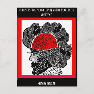 Chaos & Reality Design Postcard
