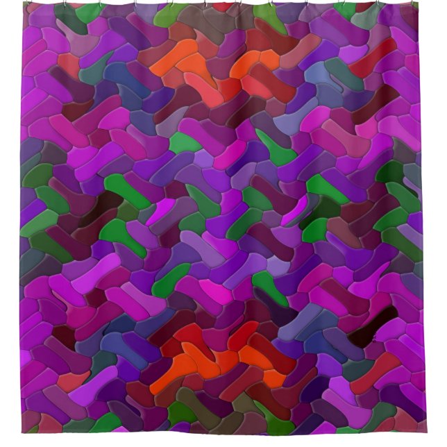 Chaos.... Shower Curtain (Front)