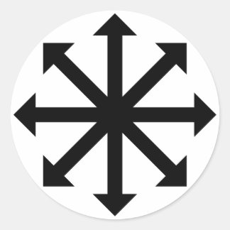 Chaos Star Classic Round Sticker