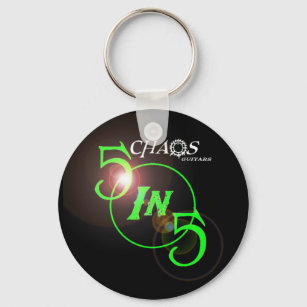 Chaos Theory 5 in 5 keychain